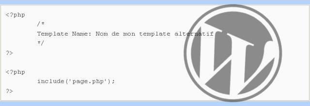 Gérer plusieurs templates wordpress sur le même site